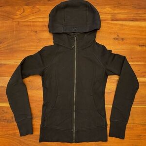 Lululemon Scuba Full Zip Hoodie Black Size 2